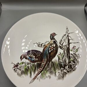 Johnson Brothers White Pheasant Plate